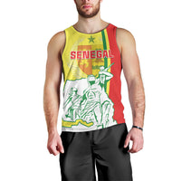 Senegal Independence Day Men Tank Top Un Peuple Un But Une Foi 64th Anniversary - Wonder Print Shop