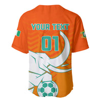 Ivory Coast Football Baseball Jersey Go Les Elephants - Wonder Print Shop