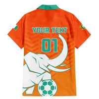Ivory Coast Football Family Matching Mermaid Dress and Hawaiian Shirt Go Les Elephants - Wonder Print Shop