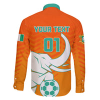 Ivory Coast Football Family Matching Mermaid Dress and Hawaiian Shirt Go Les Elephants - Wonder Print Shop