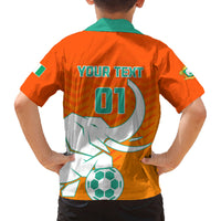 Ivory Coast Football Family Matching Summer Maxi Dress and Hawaiian Shirt Go Les Elephants - Wonder Print Shop