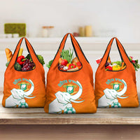 Ivory Coast Football Grocery Bag Go Les Elephants