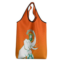 Ivory Coast Football Grocery Bag Go Les Elephants