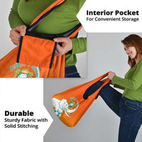 Ivory Coast Football Grocery Bag Go Les Elephants