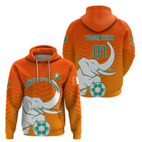 Ivory Coast Football Hoodie Go Les Elephants - Wonder Print Shop