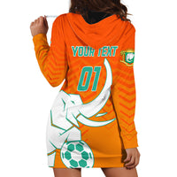Ivory Coast Football Hoodie Dress Go Les Elephants - Wonder Print Shop