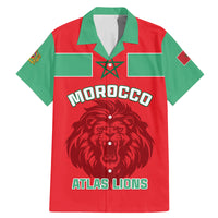 Morocco Football Family Matching Mermaid Dress and Hawaiian Shirt Go The Atlas Lions - Wonder Print Shop