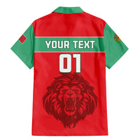 Morocco Football Family Matching Mermaid Dress and Hawaiian Shirt Go The Atlas Lions - Wonder Print Shop
