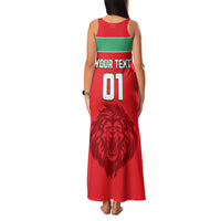 Morocco Football Family Matching Tank Maxi Dress and Hawaiian Shirt Go The Atlas Lions - Wonder Print Shop