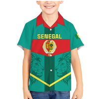 Senegal Football Family Matching Mermaid Dress and Hawaiian Shirt Go Lions of Teranga - Wonder Print Shop