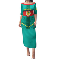 Senegal Football Family Matching Puletasi and Hawaiian Shirt Go Lions of Teranga - Wonder Print Shop