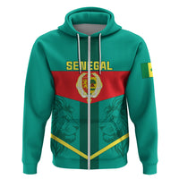 Senegal Football Zip Hoodie Go Lions of Teranga - Wonder Print Shop