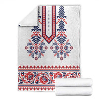 Panama Pollera Traditional Pattern Blanket