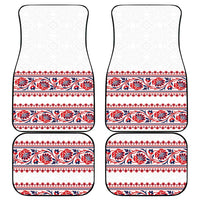 Panama Pollera Traditional Pattern Car Mats