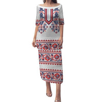 Panama Pollera Traditional Pattern Puletasi