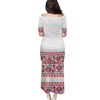 Panama Pollera Traditional Pattern Puletasi