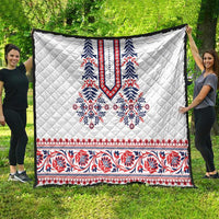 Panama Pollera Traditional Pattern Quilt