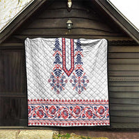 Panama Pollera Traditional Pattern Quilt