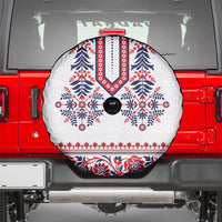 Panama Pollera Traditional Pattern Spare Tire Cover