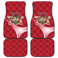 Canada Ontario Province Car Mats Black Bear Flag Stylized
