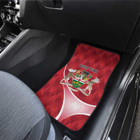 Canada Ontario Province Car Mats Black Bear Flag Stylized