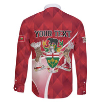 Personalized Canada Ontario Province Family Matching Off The Shoulder Long Sleeve Dress and Hawaiian Shirt Black Bear Flag Stylized