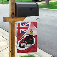 Canada Ontario Province Garden Flag Black Bear Flag Stylized