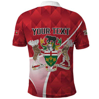 Personalized Canada Ontario Province Polo Shirt Black Bear Flag Stylized