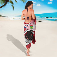 Canada Ontario Province Sarong Black Bear Flag Stylized