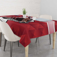 Canada Ontario Province Tablecloth Black Bear Flag Stylized