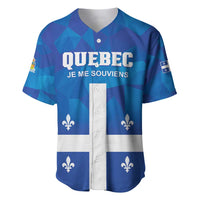 Personalized Canada Quebec Province Baseball Jersey Je Me Souviens