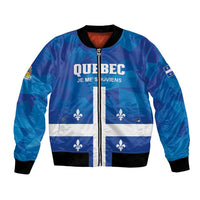 Personalized Canada Quebec Province Bomber Jacket Je Me Souviens