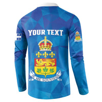 Personalized Canada Quebec Province Button Sweatshirt Je Me Souviens