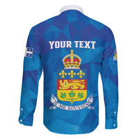 Personalized Canada Quebec Province Family Matching Off Shoulder Short Dress and Hawaiian Shirt Je Me Souviens