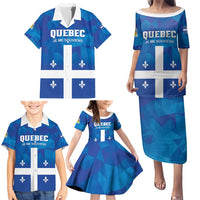 Personalized Canada Quebec Province Family Matching Puletasi and Hawaiian Shirt Je Me Souviens