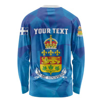 Personalized Canada Quebec Province Long Sleeve Shirt Je Me Souviens
