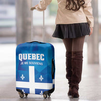 Canada Quebec Province Luggage Cover Je Me Souviens