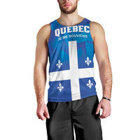 Personalized Canada Quebec Province Men Tank Top Je Me Souviens
