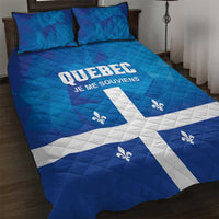 Canada Quebec Province Quilt Bed Set Je Me Souviens