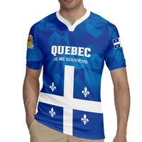 Personalized Canada Quebec Province Rugby Jersey Je Me Souviens