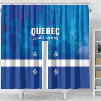 Canada Quebec Province Shower Curtain Je Me Souviens