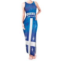 Personalized Canada Quebec Province Tank Maxi Dress Je Me Souviens