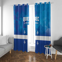 Canada Quebec Province Window Curtain Je Me Souviens
