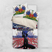 Haiti Heritage Month 2025 Bedding Set American Raised With Haitian Roots