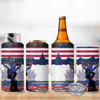 Haiti Heritage Month 2025 4 in 1 Can Cooler Tumbler American Raised With Haitian Roots