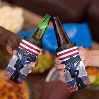 Haiti Heritage Month 2025 4 in 1 Can Cooler Tumbler American Raised With Haitian Roots