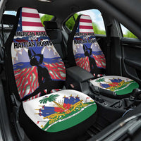 Haiti Heritage Month 2025 Car Seat Cover American Raised With Haitian Roots