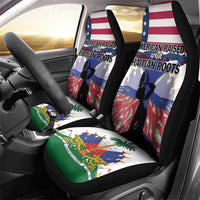 Haiti Heritage Month 2025 Car Seat Cover American Raised With Haitian Roots