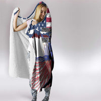 Haiti Heritage Month 2025 Hooded Blanket American Raised With Haitian Roots