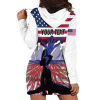 Haiti Heritage Month 2025 Hoodie Dress American Raised With Haitian Roots